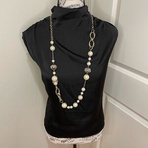 Astr Black Blouse Size Large